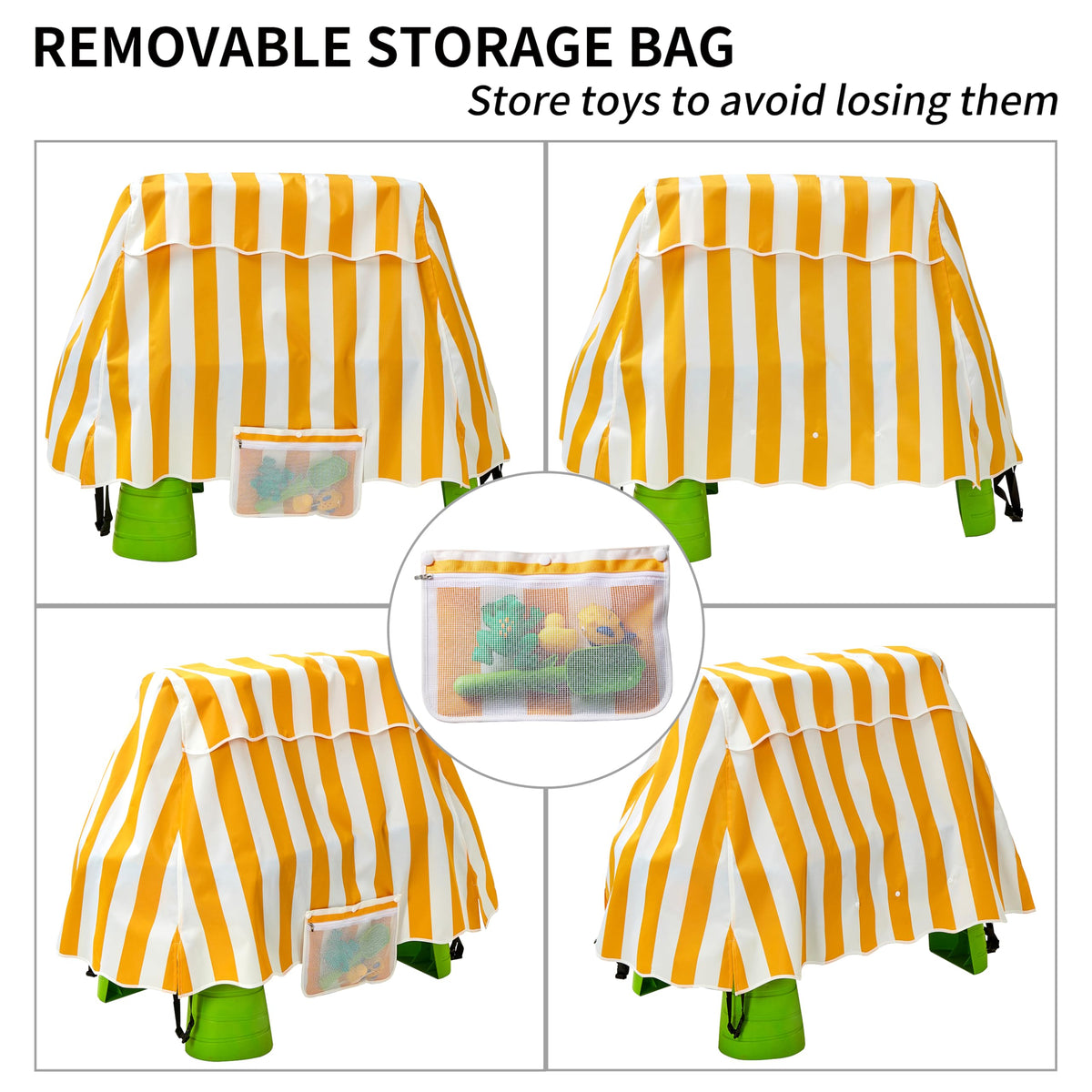 UNARK Water Table Cover blocks dust and leaves for a clean surface.