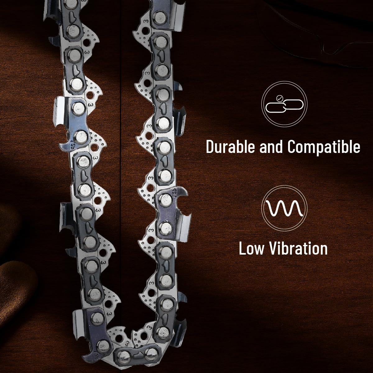 UNCO 56 drive links fit a wide range of 16-inch saws.