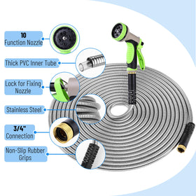 UNCO hose connectors with extra washers ensure leak-free connections