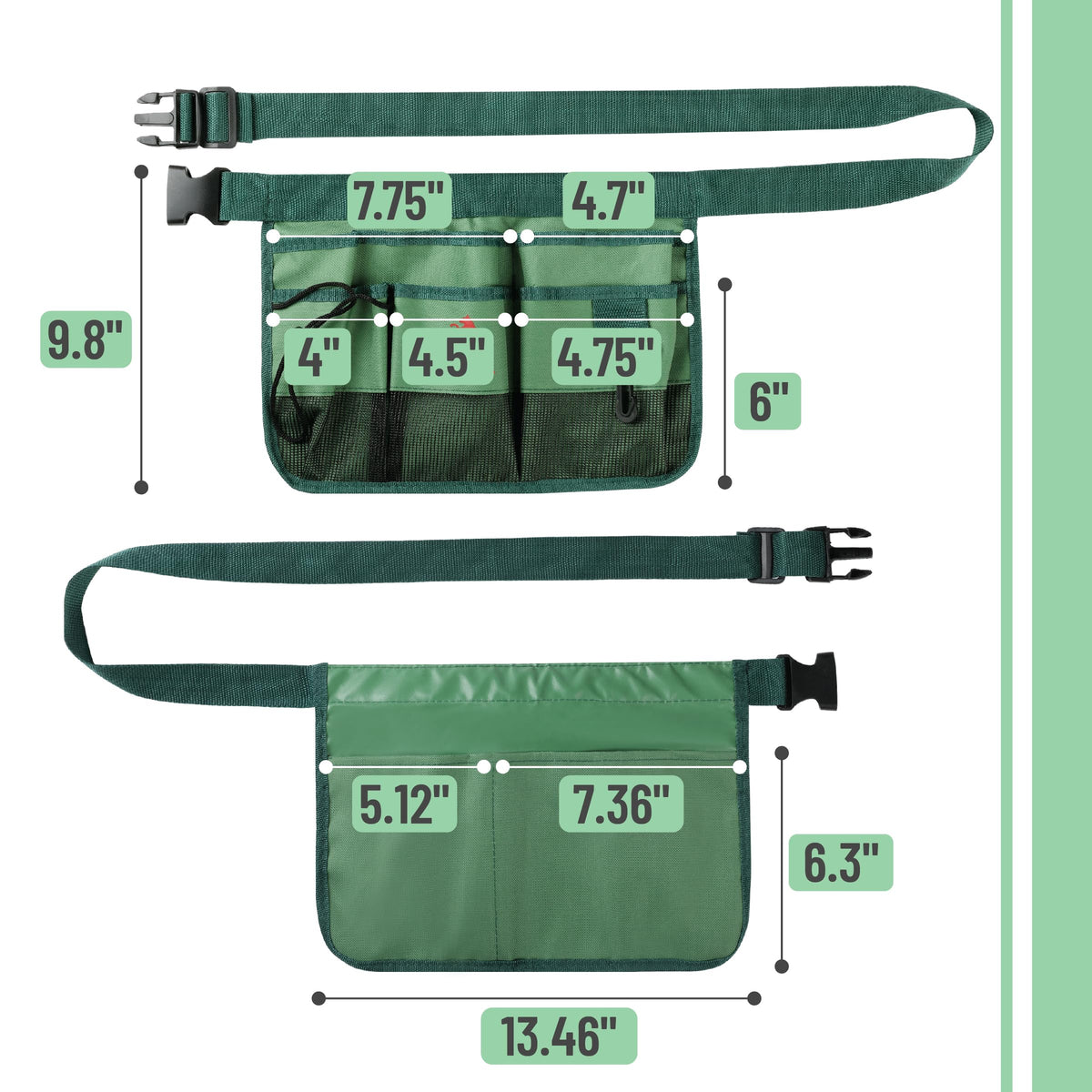 UNCO belt includes cut-resistant material for added tool protection