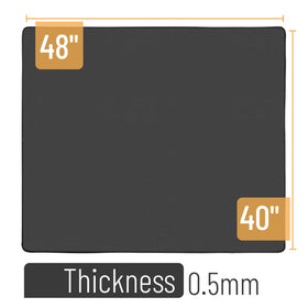 UNCO under grill mat showing a durable 3-layer design for outdoor protection