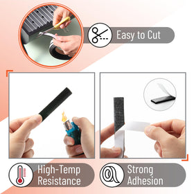 Dense polyacrylonitrile material withstands high heat up to 500°F