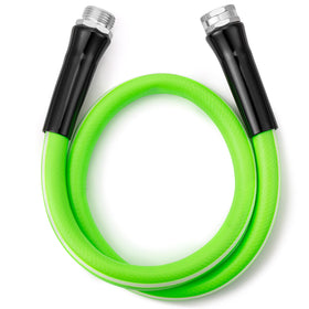 UNCO hybrid leader hose connects from source to reel for smooth water flow.