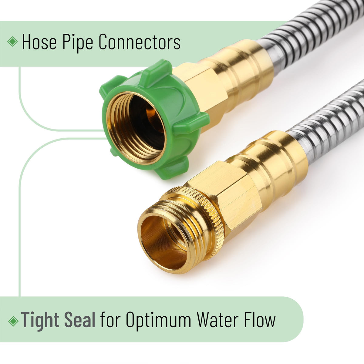 UNCO kink-free design helps steady water flow during tasks.