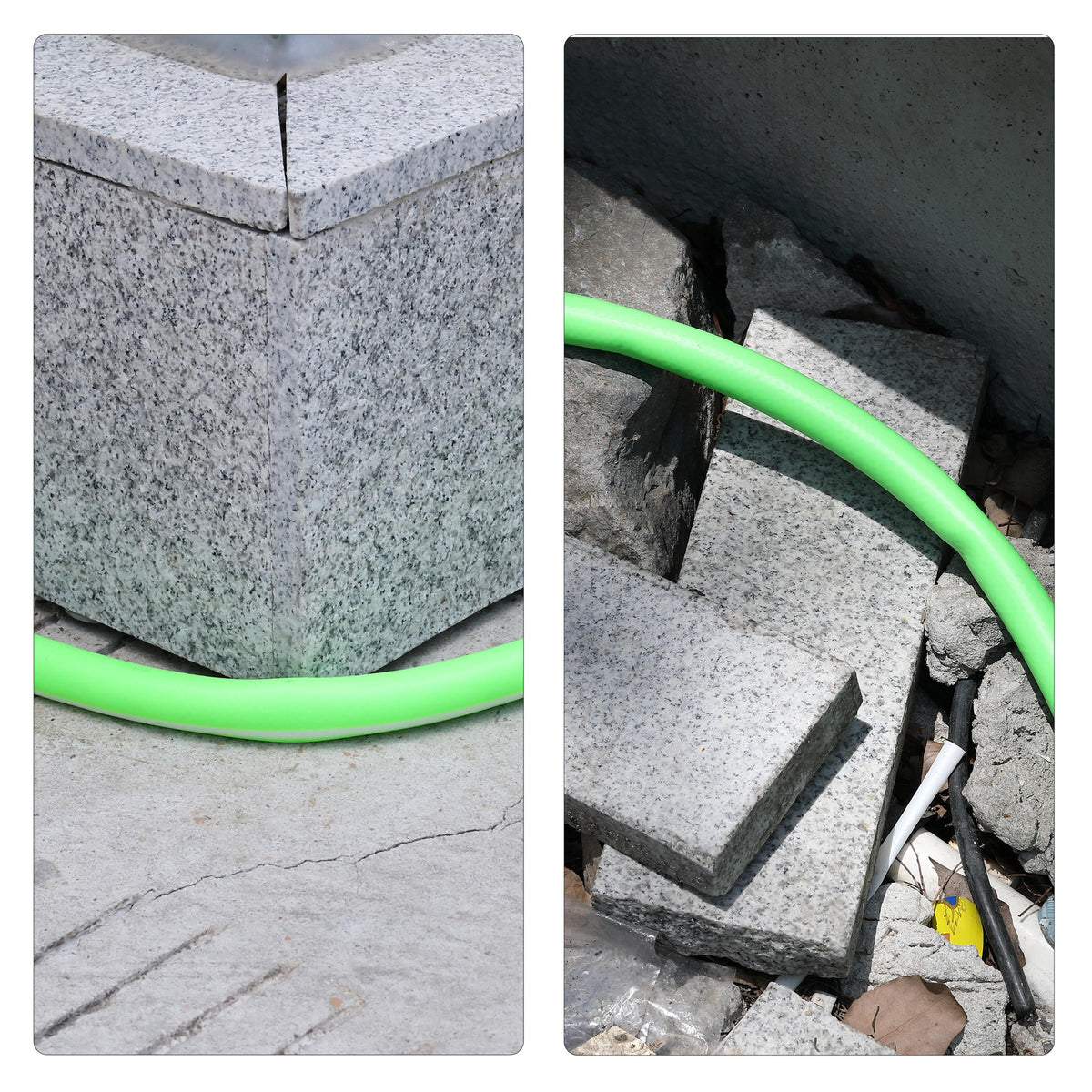 UNCO kink-resistant design maintains uninterrupted flow during watering tasks.