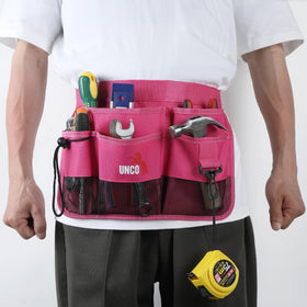 UNCO pink garden belt offers practical hands-free efficiency with seven pockets
