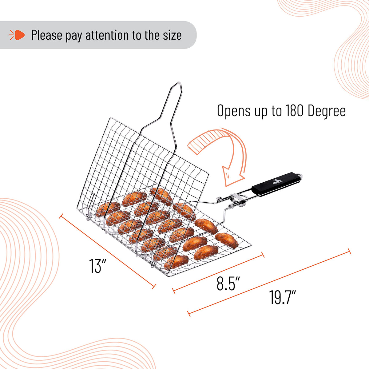 UNCO silicone basting brush for mess-free sauce application