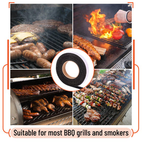 Gasket demonstrates heat resilience on a hot grill surface