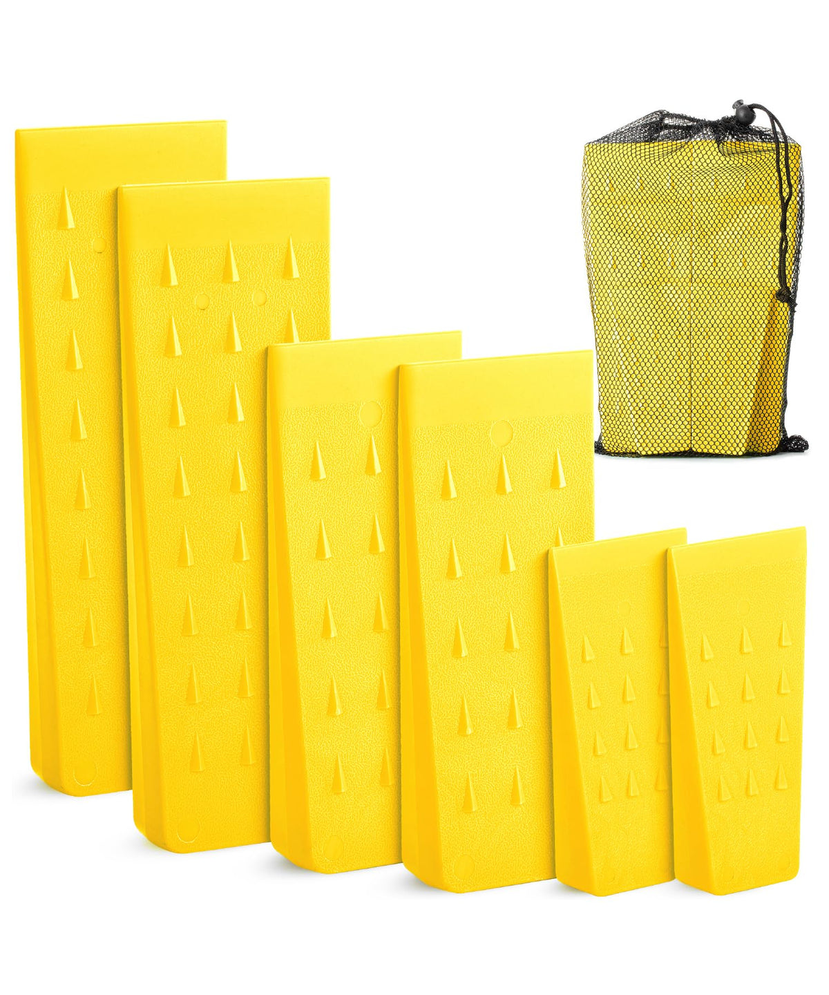 UNCO tree felling wedges set displayed together for safe, efficient cutting.