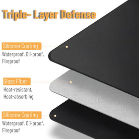UNCO under grill mat covering a 48x40 inch area for grills