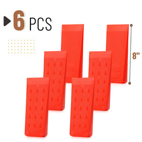 UNCO wedges with angled spikes deliver reliable trunk grip during felling.