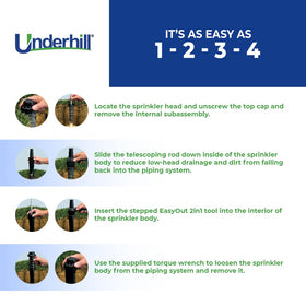Underhill EasyOut is proudly made in USA for durable reliability