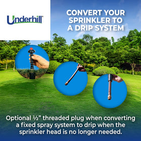 Underhill EasyOut telescoping rod minimizes dirt entry during use