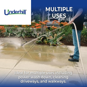 Underhill PowerBlast durable brass construction resists rust and corrosion over time.