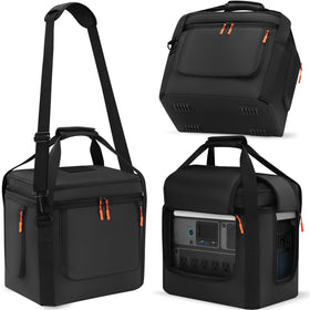 Undomip carrying bag front view showing SOLIX compatibility and secure fit.