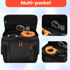 Undomip Jackery 1000 V2 bag top pockets organize cables and small accessories efficiently