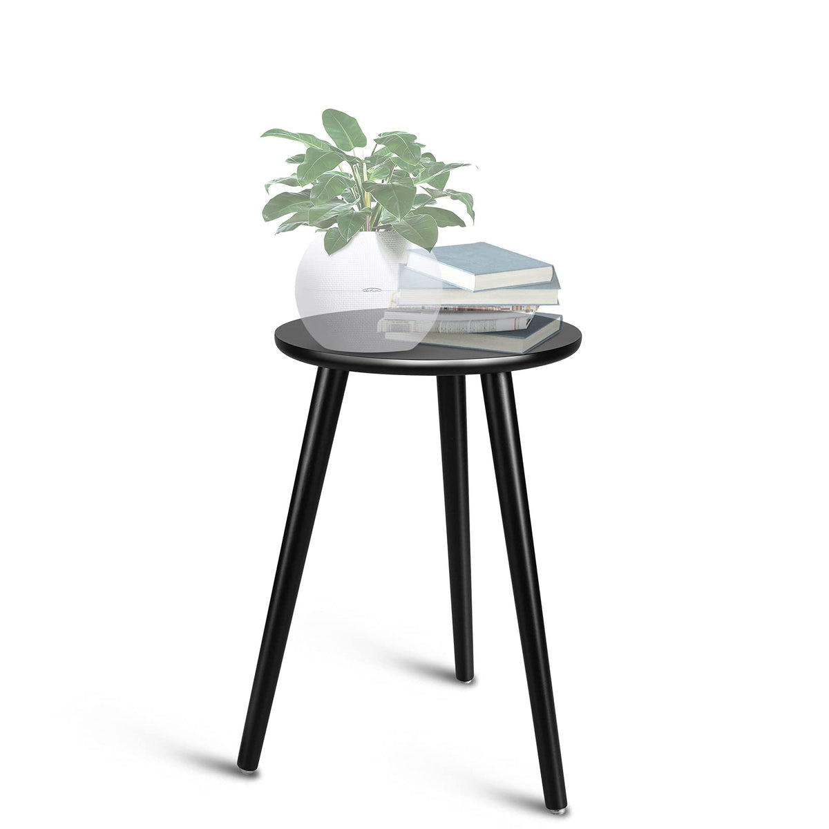 Uneedem indoor plant stand with round top offers a compact, stable display for small spaces.
