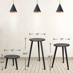 Uneedem modern wood plant table showcases versatile plant arrangements with a clean mid-century look.