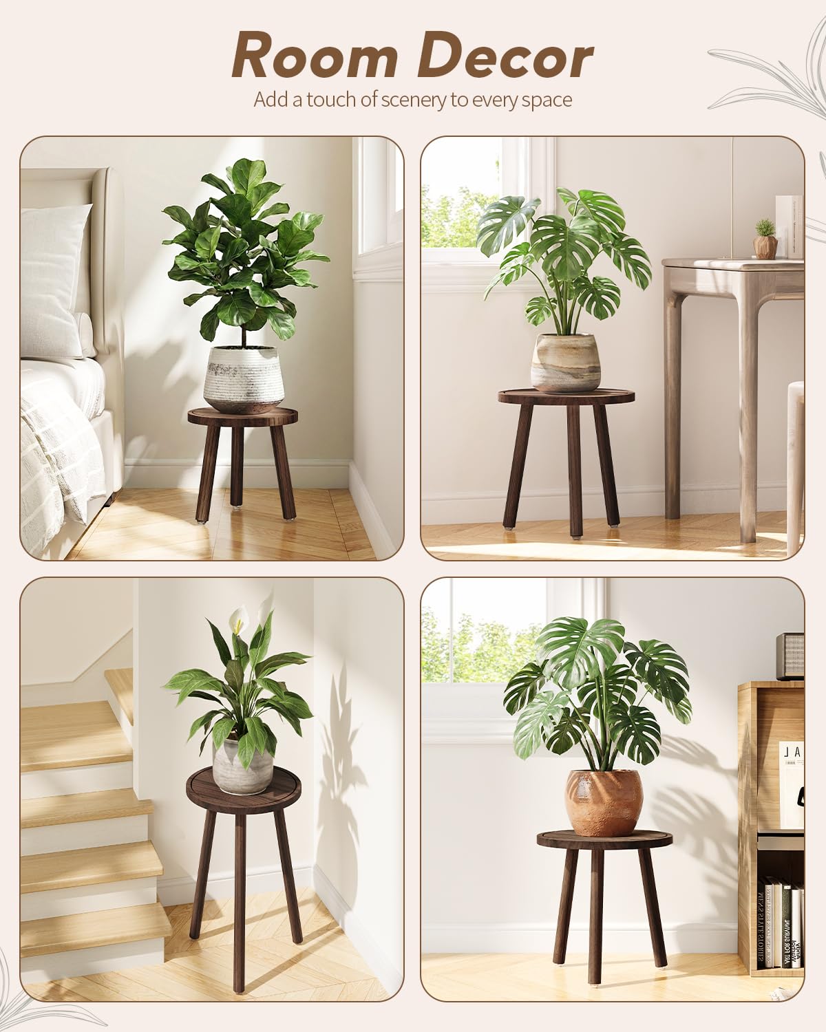 Uneedem tall stand suits living rooms, balconies, and cafe corners