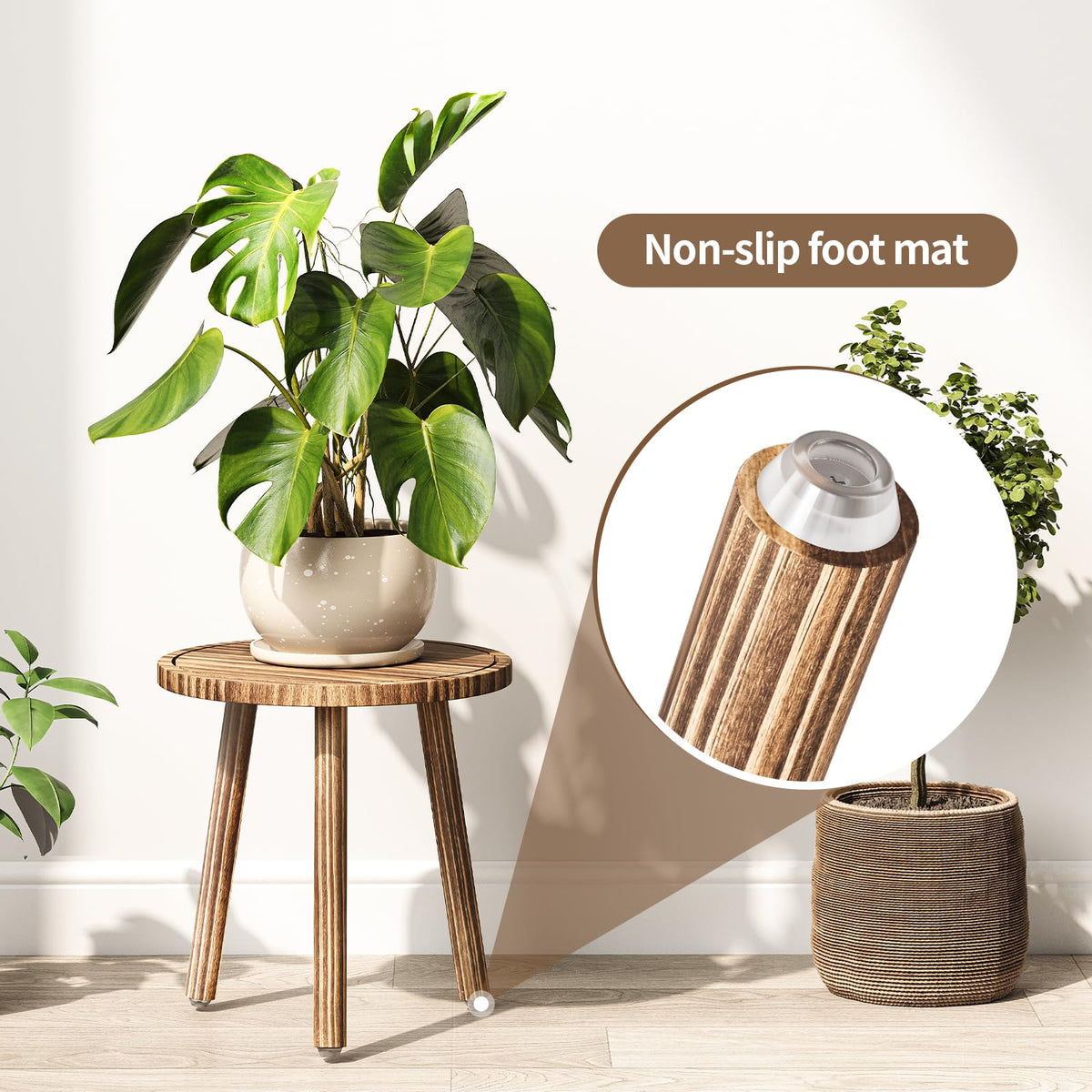 Uneedem Plant Stand Indoor Windowsill — compact, space-saving design for small spaces.