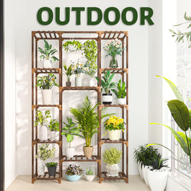 Uneedem tall plant stand easy assembly with included tools and guidance.