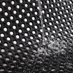 Uniboho wet area mat handles moisture in pools, spas, or bathrooms.