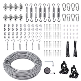 Unicaravan shade sail hardware kit 6-inch ready for outdoor installation