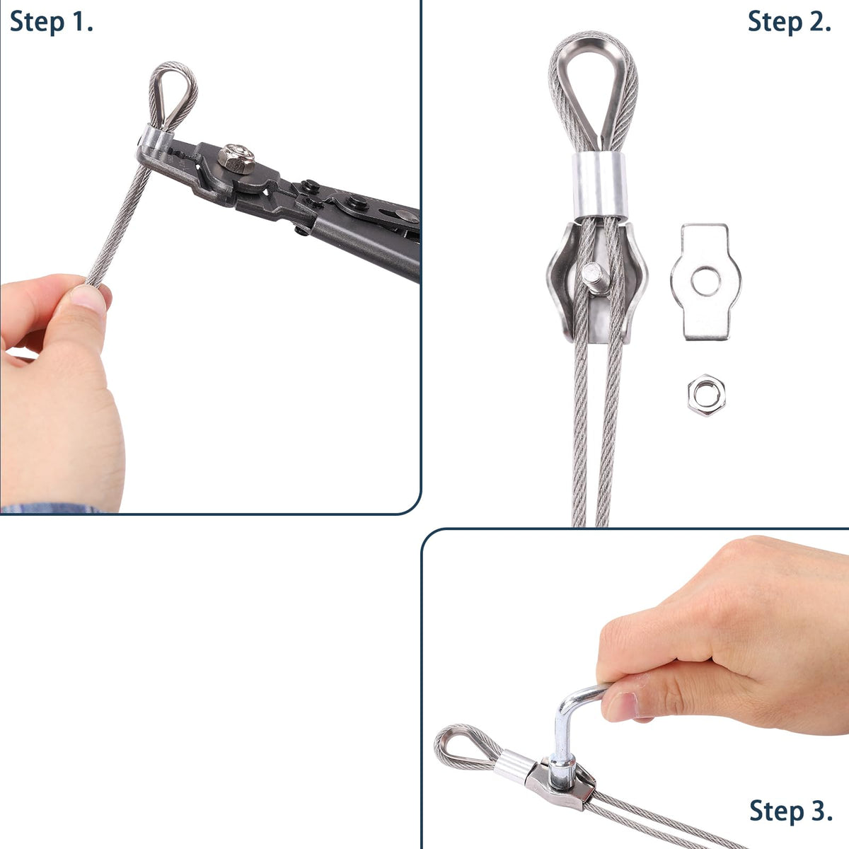 Unicaravan M6 snap hook for quick, reliable line connections
