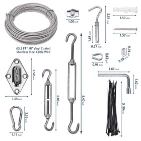 Unicaravan M6 turnbuckle for adjustable tension