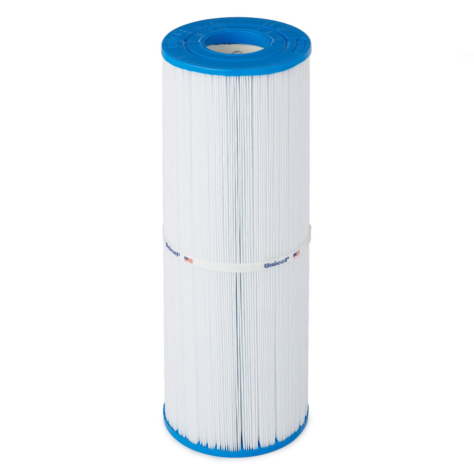 Unicel C-4950 filter exterior showing 50 sq ft media for spa filtration.