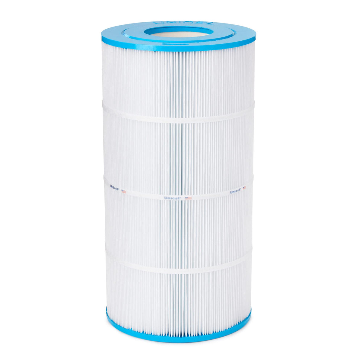 Unicel C-8409 pleats close-up highlighting high surface area for filtration.