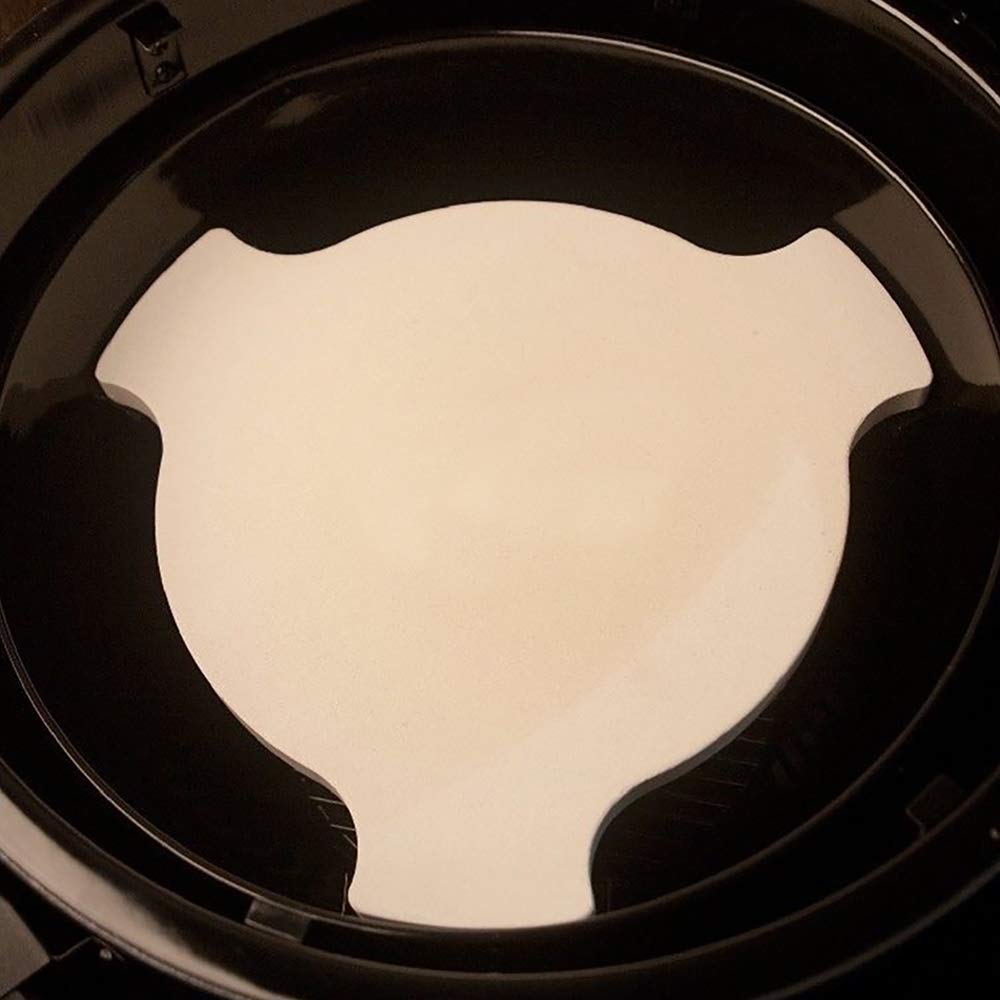 Unicook 17-inch stone helps keep meat moist during slow smoking