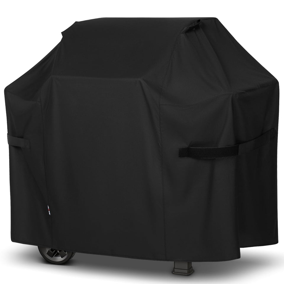 Unicook 53-inch grill cover protects Weber Spirit II 300 from rain and sun