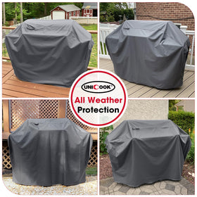 Unicook 60-inch grill cover logo detail signals quality