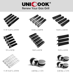 Burner covers by Unicook help extend burner life and reduce flare-ups