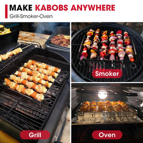 Unicook compatible with charcoal, gas, and electric grills