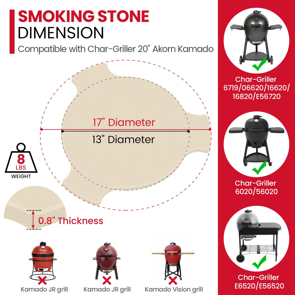 Unicook cordierite heat diffuser plate withstands high temperatures for durable cooking