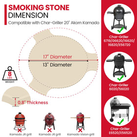 Unicook cordierite heat diffuser plate withstands high temperatures for durable cooking