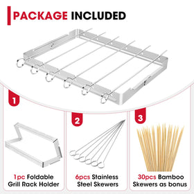 Unicook easy-clean stainless steel set after grilling