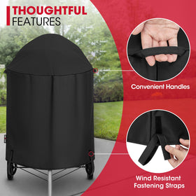 Unicook easy-clean design lets you hose dirt away after grilling.