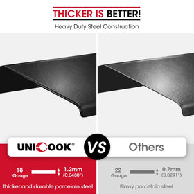 Unicook flavorizer bars promote even heat diffusion for better searing
