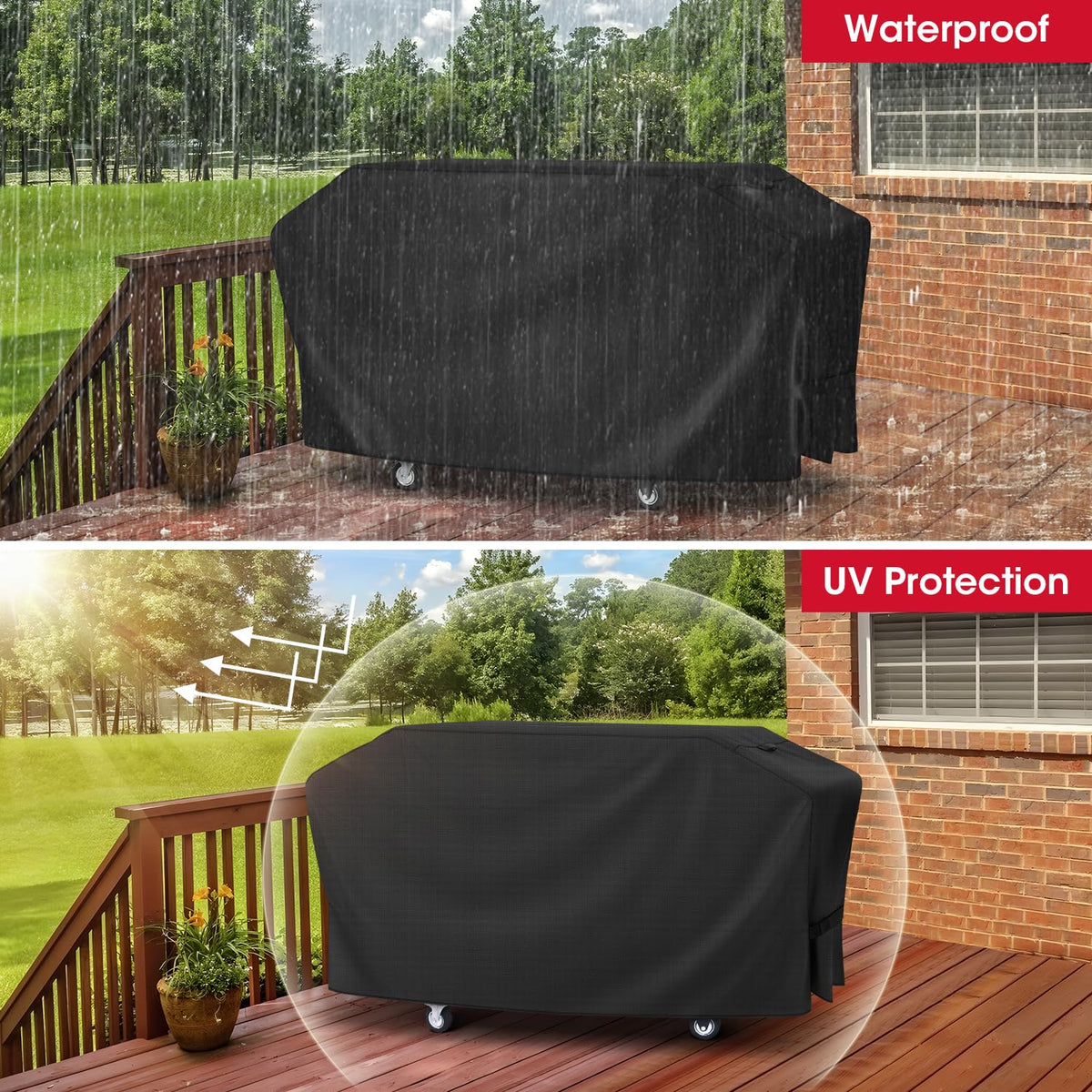 Unicook waterproof protection ensures dry, clean grill across seasons