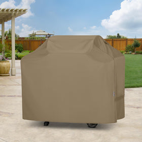 Unicook taupe shade conceals dust around the grill