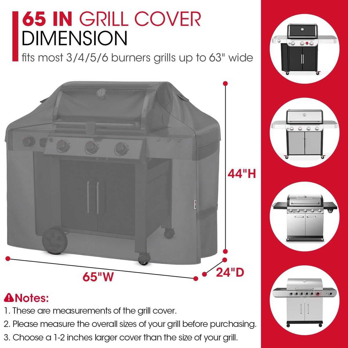 Unicook grill cover close-up showing fade-resistant fabric and durability.