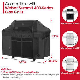 Unicook waterproof outer-fabric keeps rain off the grill and reduces rust risk.