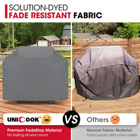 Unicook waterproof underlining keeps moisture out for year-round grilling.