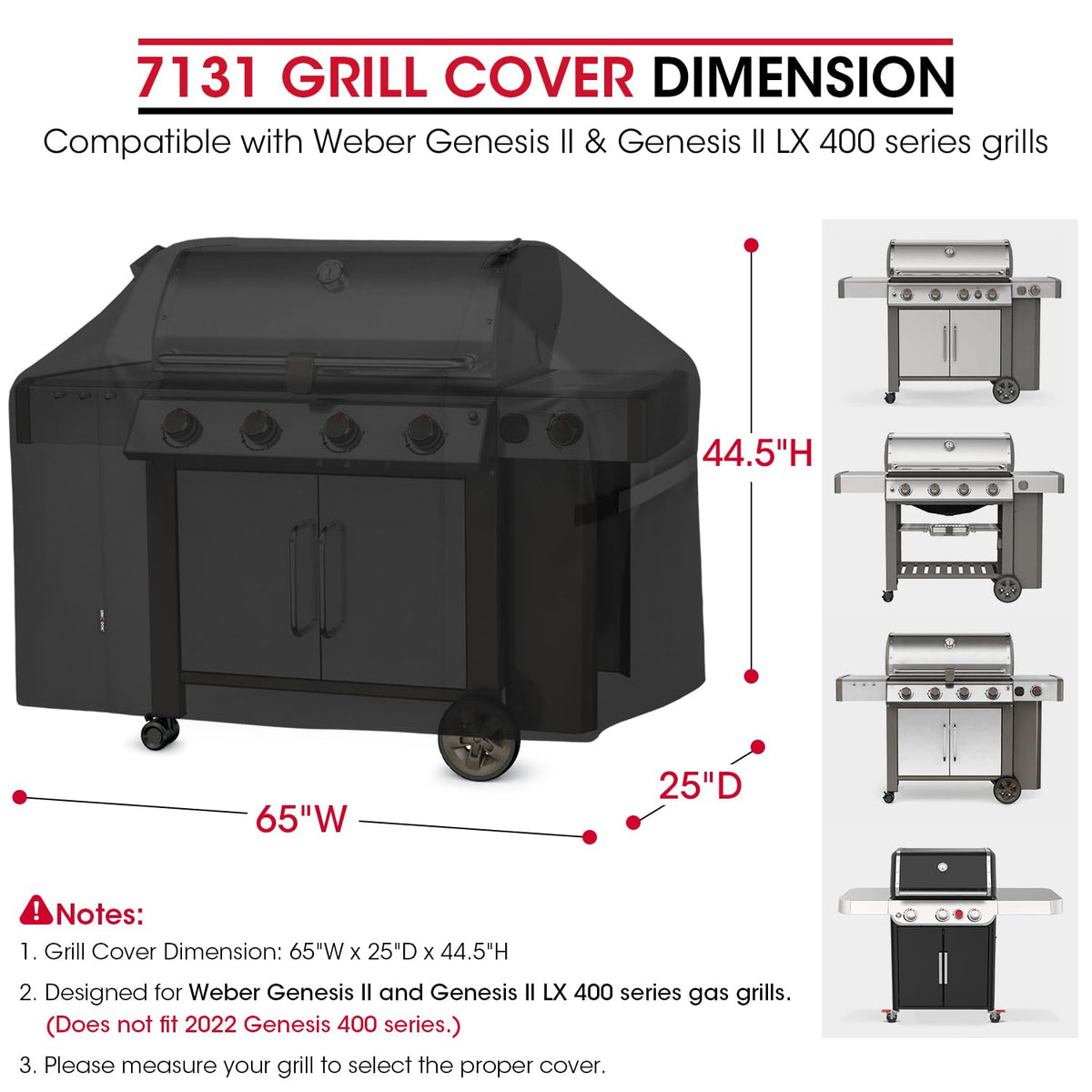 Unicook heavy-duty fade-resistant fabric close-up shows durable material shields grill year-round.