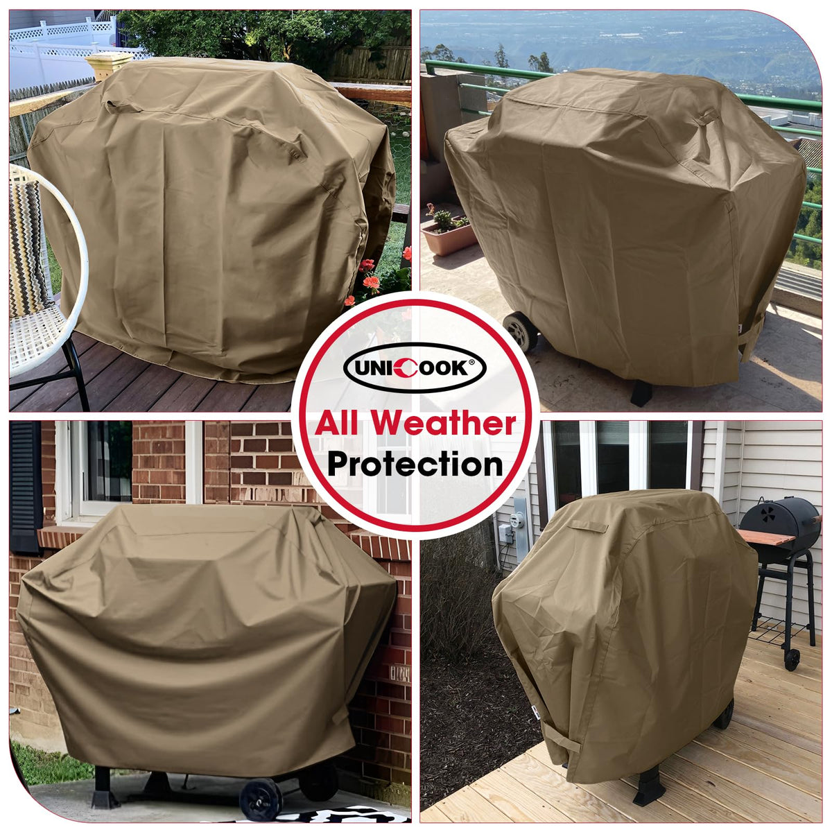 Durable vinyl-coated fabric provides year-round protection