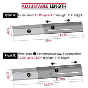 Unicook heavy-duty porcelain steel heat plates protect burners from grease.