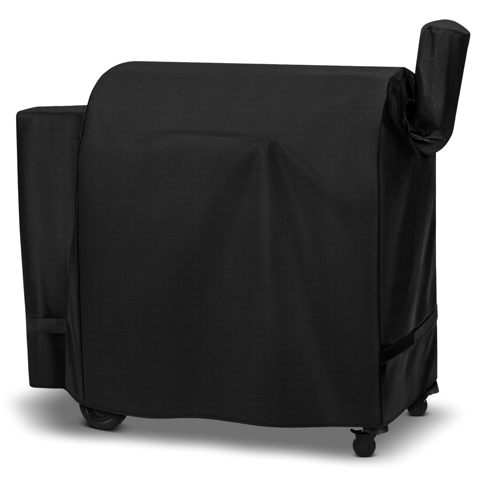 Unicook pellet grill cover on Traeger Pro 34 grill protects from weather